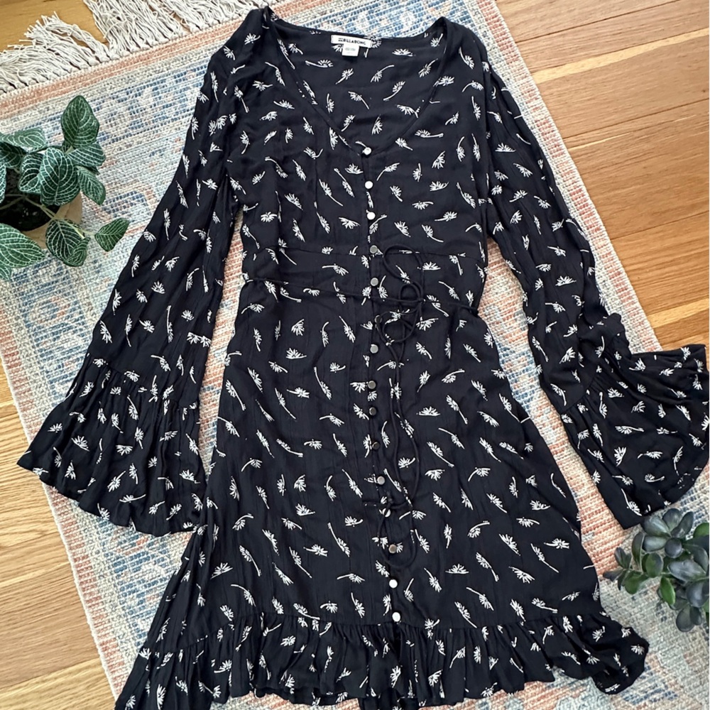 Billabong Floral Button Front Dress
